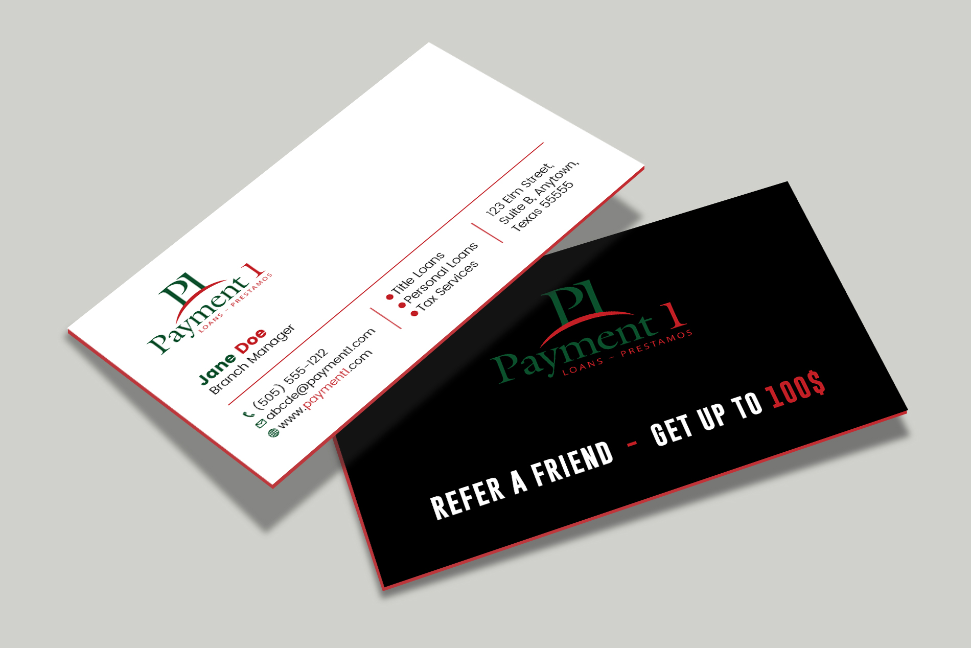 Business Card Design by Tripti Ranjan Gain for Payment 1 Financial | Design #32869522