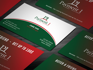Business Card Design by Tripti Ranjan Gain for Payment 1 Financial | Design: #32869523