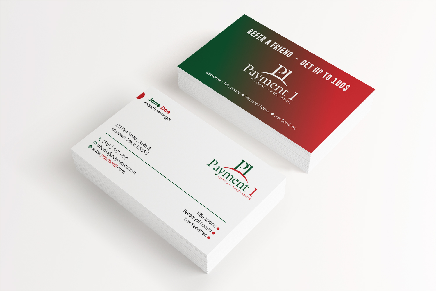 Business Card Design by Tripti Ranjan Gain for Payment 1 Financial | Design #32869525