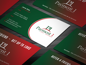 Business Card Design by Tripti Ranjan Gain for Payment 1 Financial | Design: #32869533