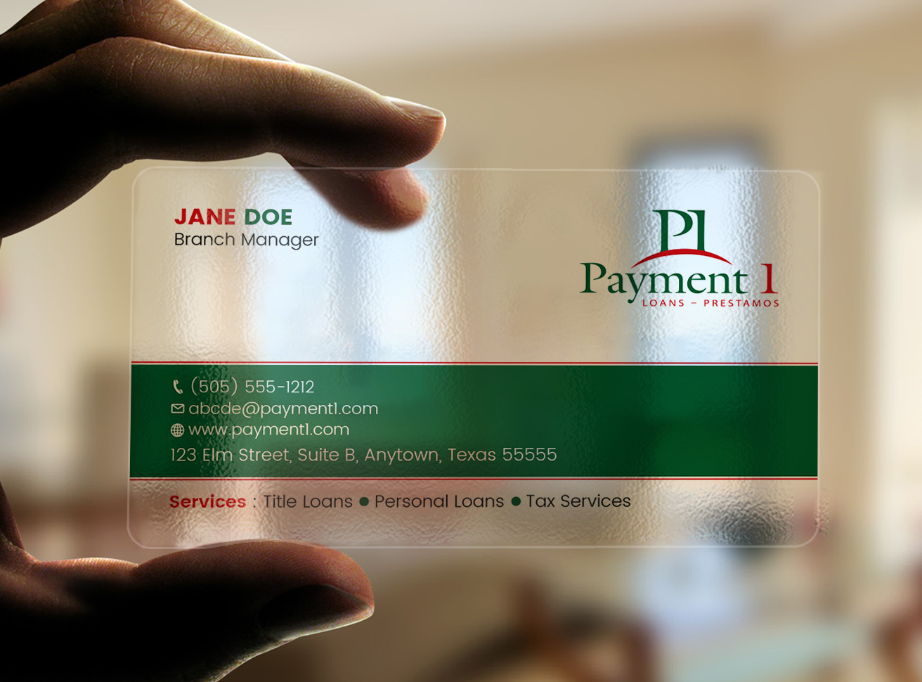 Visitenkarten-Design von Tripti Ranjan Gain für Payment 1 Financial | Design #32869535