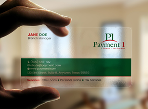 Business Card Design by Tripti Ranjan Gain for Payment 1 Financial | Design: #32869535