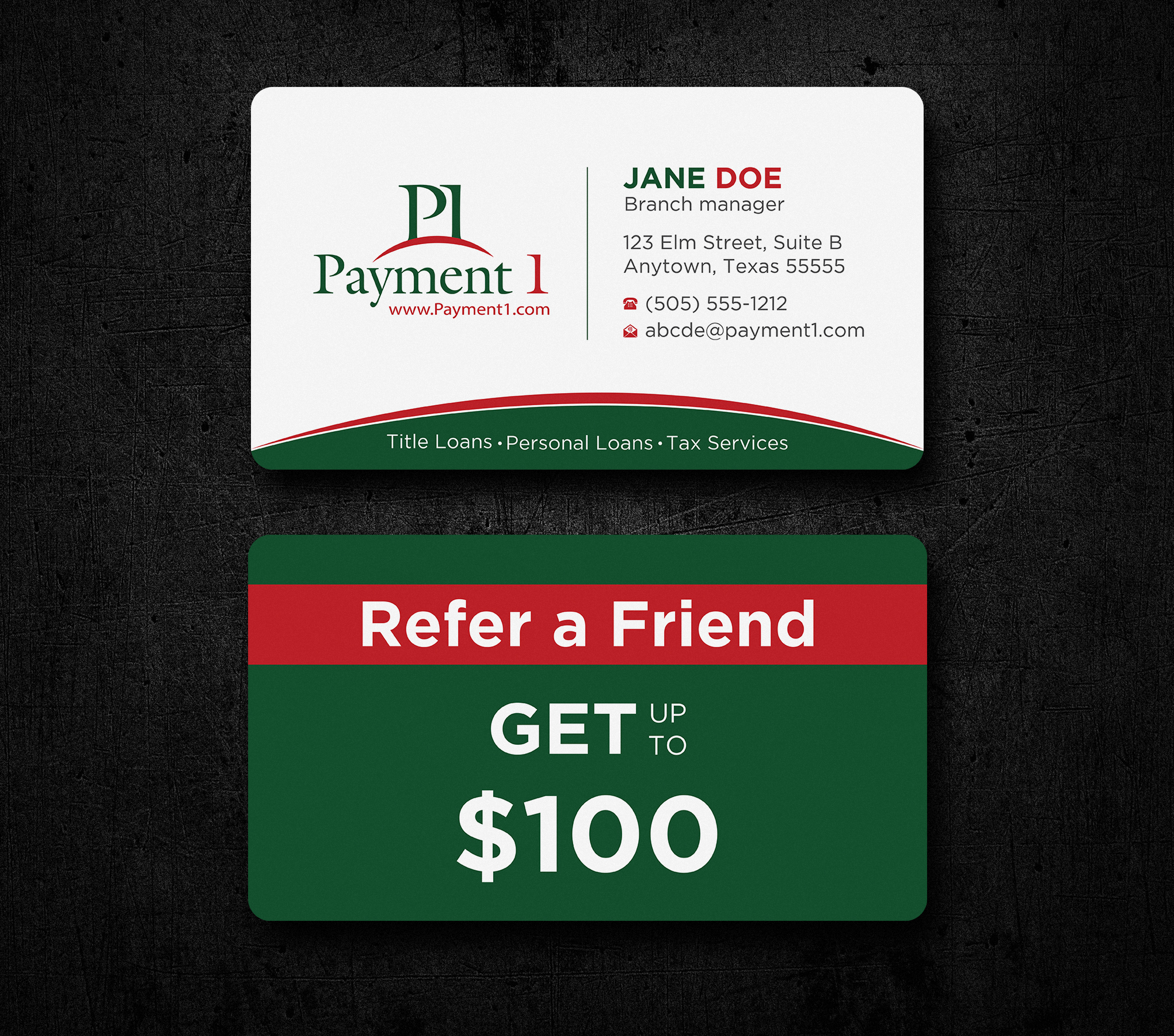 Visitenkarten-Design von Uttom 2 für Payment 1 Financial | Design #32592900