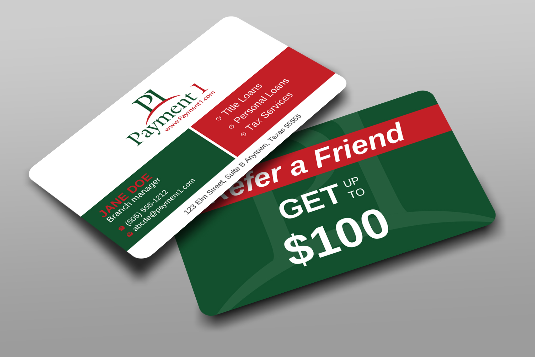 Business Card Design by Uttom 2 for Payment 1 Financial | Design #32608271