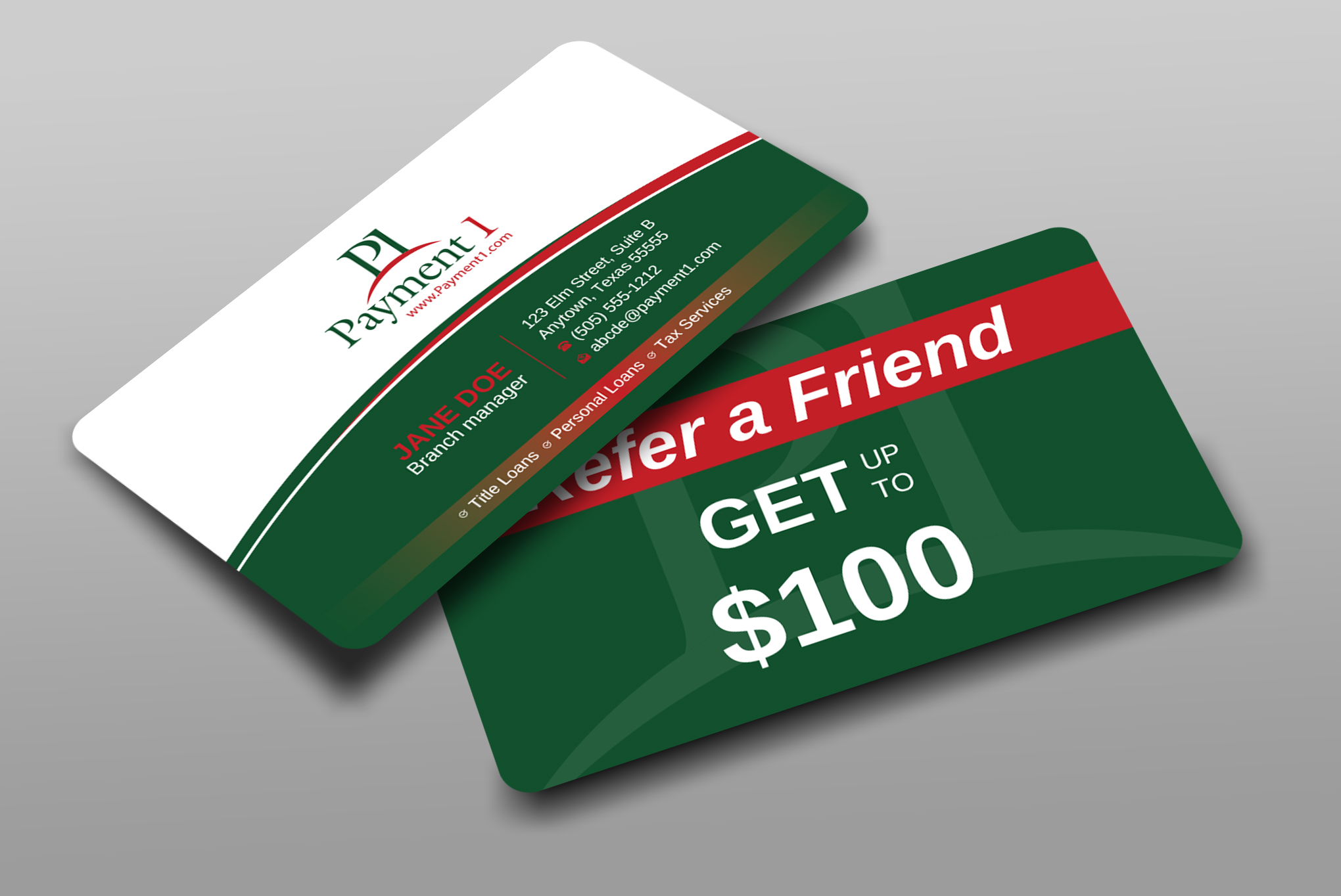 Business Card Design by Uttom 2 for Payment 1 Financial | Design #32608272