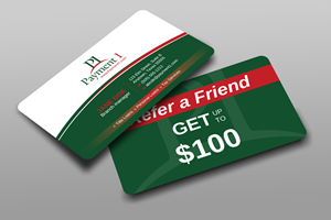 Business Card Design by Uttom 2 for Payment 1 Financial | Design: #32608272