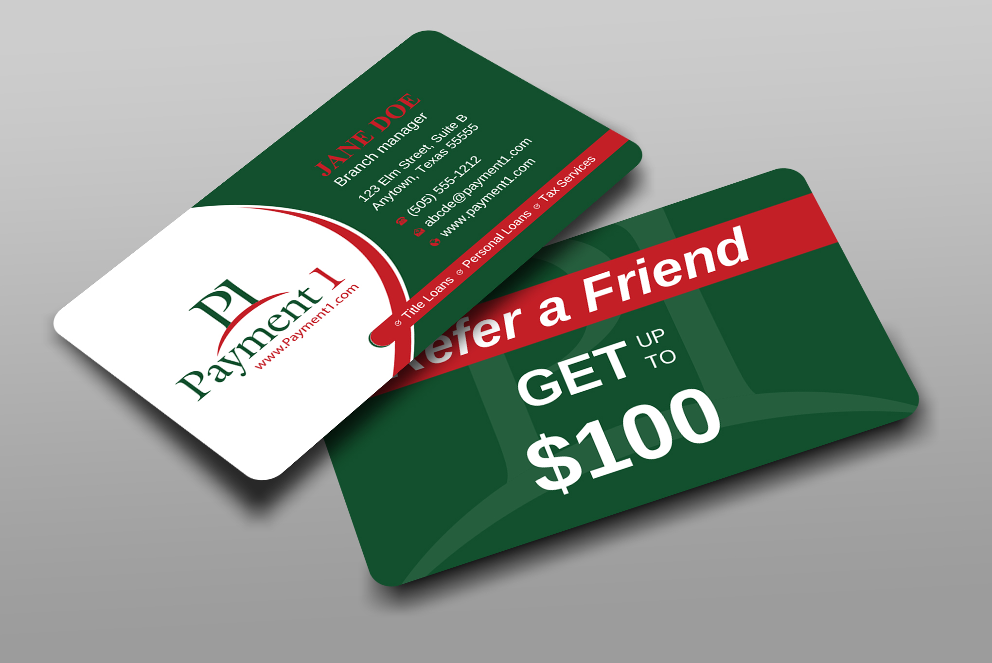 Business Card Design by Uttom 2 for Payment 1 Financial | Design #32608273
