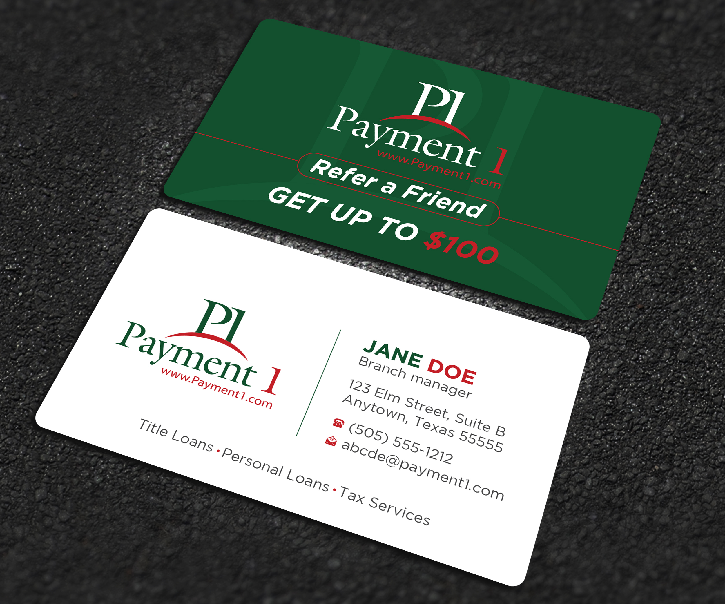 Visitenkarten-Design von Uttom 2 für Payment 1 Financial | Design #32608279