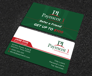 Business Card Design by Uttom 2 for Payment 1 Financial | Design: #32608281