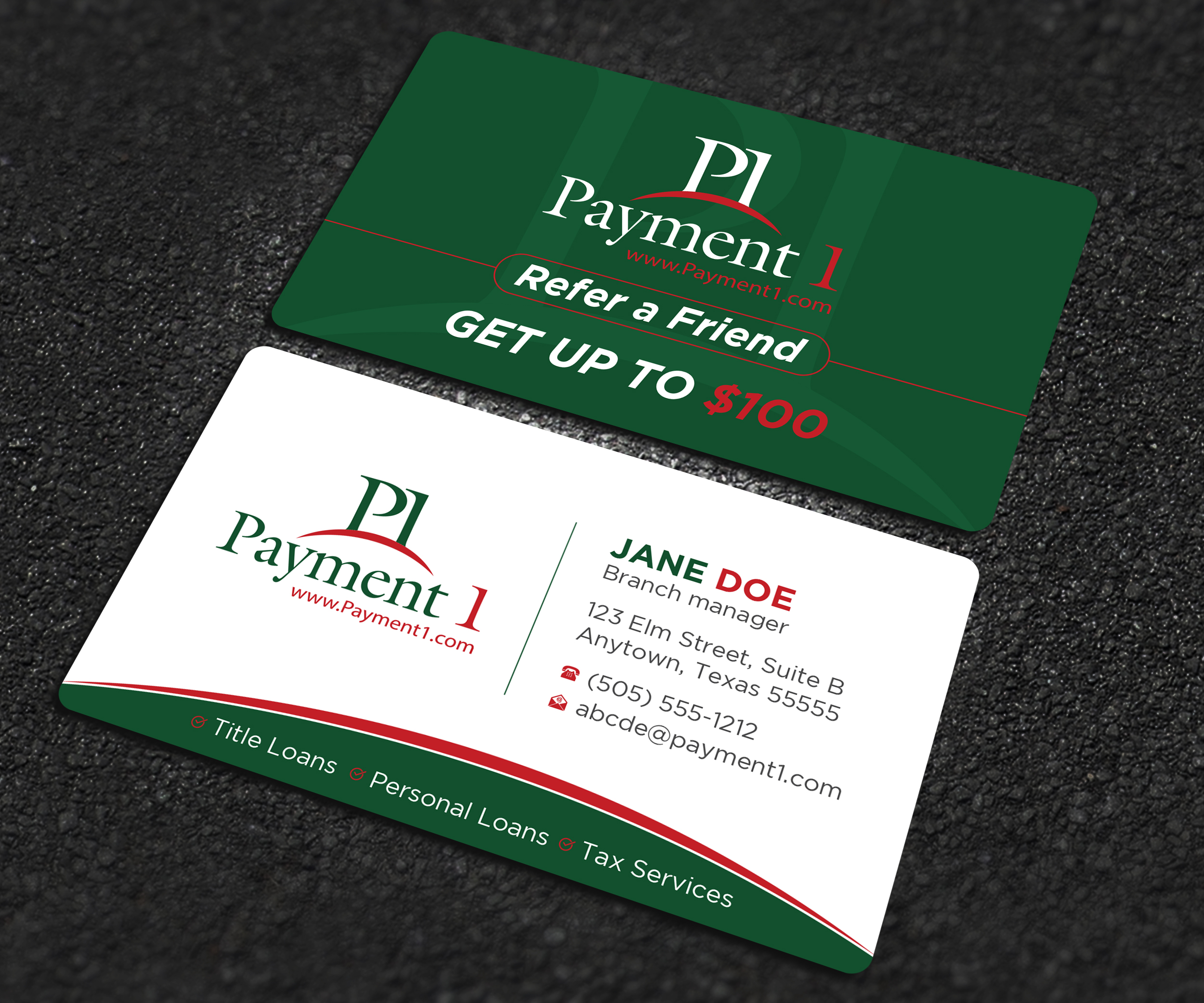 Business Card Design by Uttom 2 for Payment 1 Financial | Design #32608283