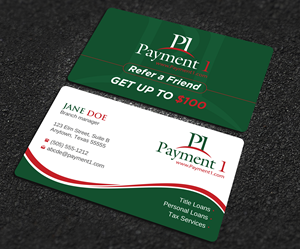 Business Card Design by Uttom 2 for Payment 1 Financial | Design: #32608284