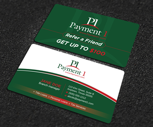 Business Card Design by Uttom 2 for Payment 1 Financial | Design: #32608295
