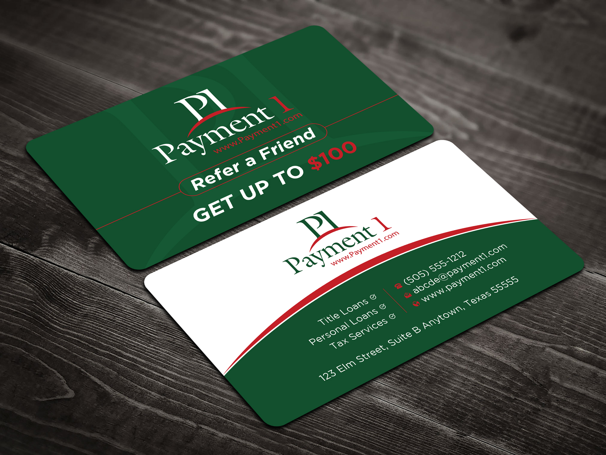 Business Card Design by Uttom 2 for Payment 1 Financial | Design #32612465