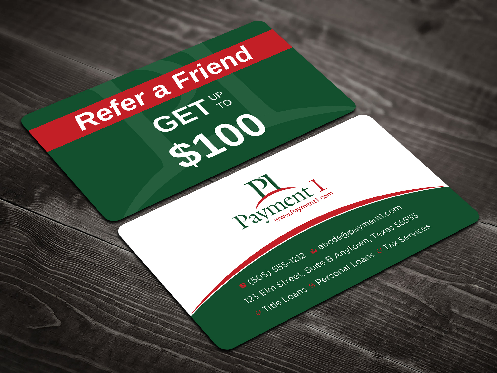 Business Card Design by Uttom 2 for Payment 1 Financial | Design #32612467