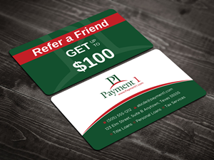 Business Card Design by Uttom 2 for Payment 1 Financial | Design: #32612467