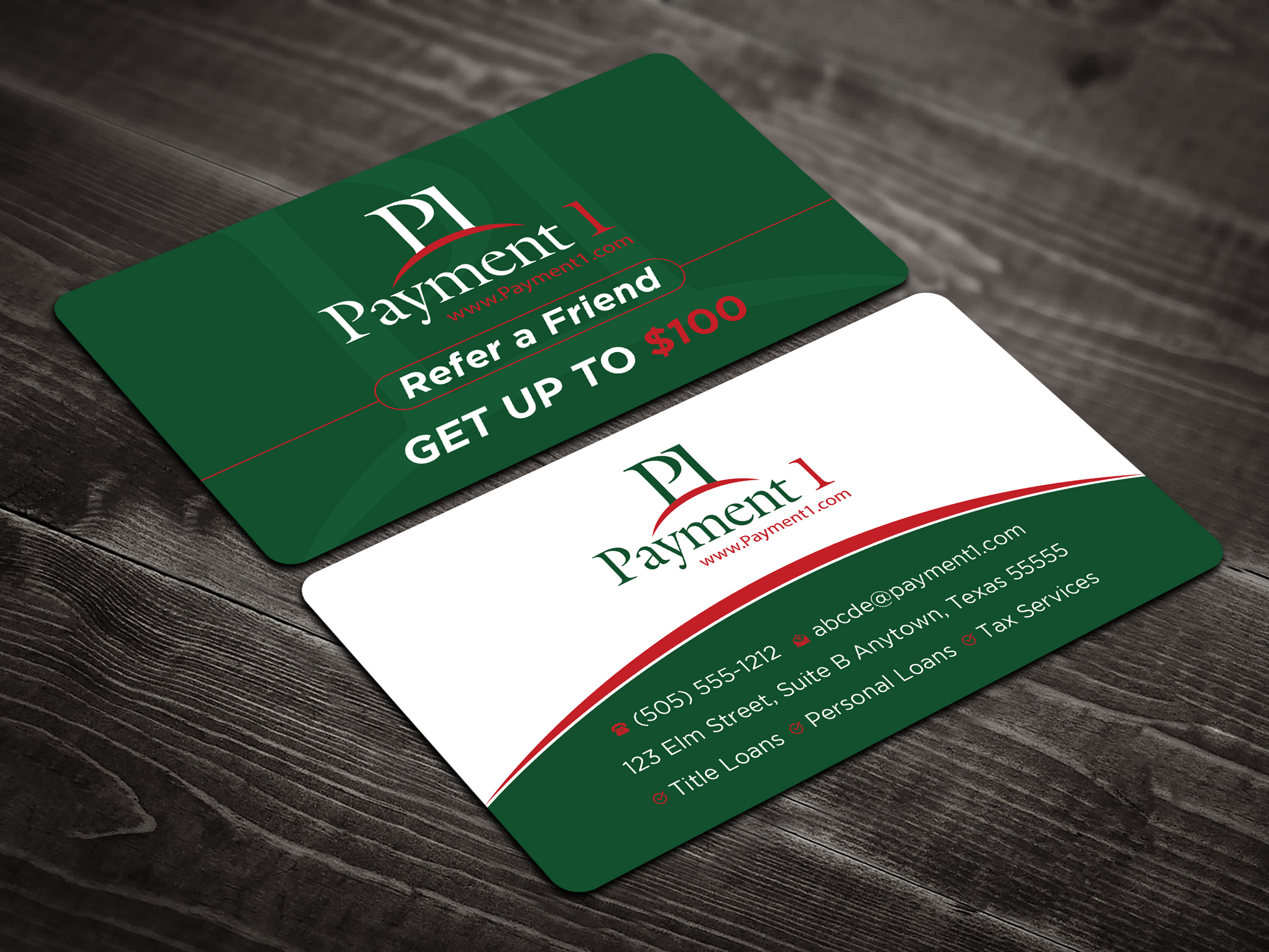 Business Card Design by Uttom 2 for Payment 1 Financial | Design #32612468
