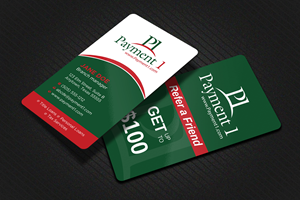 Business Card Design by Uttom 2 for Payment 1 Financial | Design: #32612476