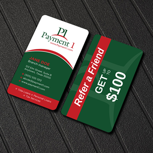 Business Card Design by Uttom 2 for Payment 1 Financial | Design: #32612482