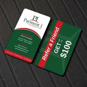 Business Card Design by Uttom 2 for Payment 1 Financial | Design: #32612483