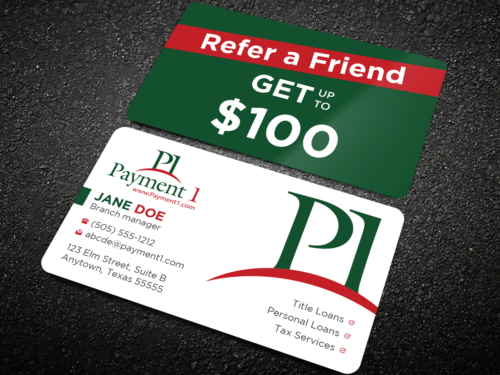 Business Card Design by Uttom 2 for Payment 1 Financial | Design #32846650