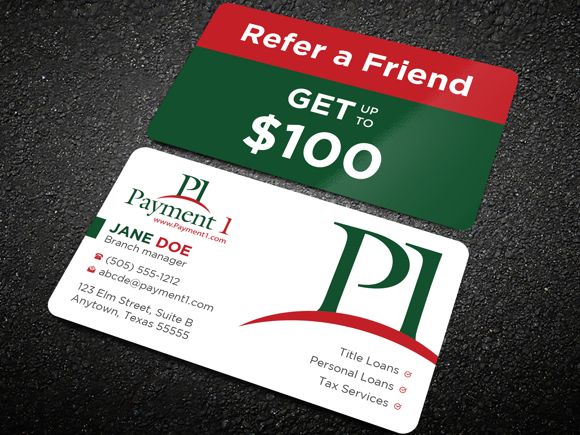 Business Card Design by Uttom 2 for Payment 1 Financial | Design #32846652