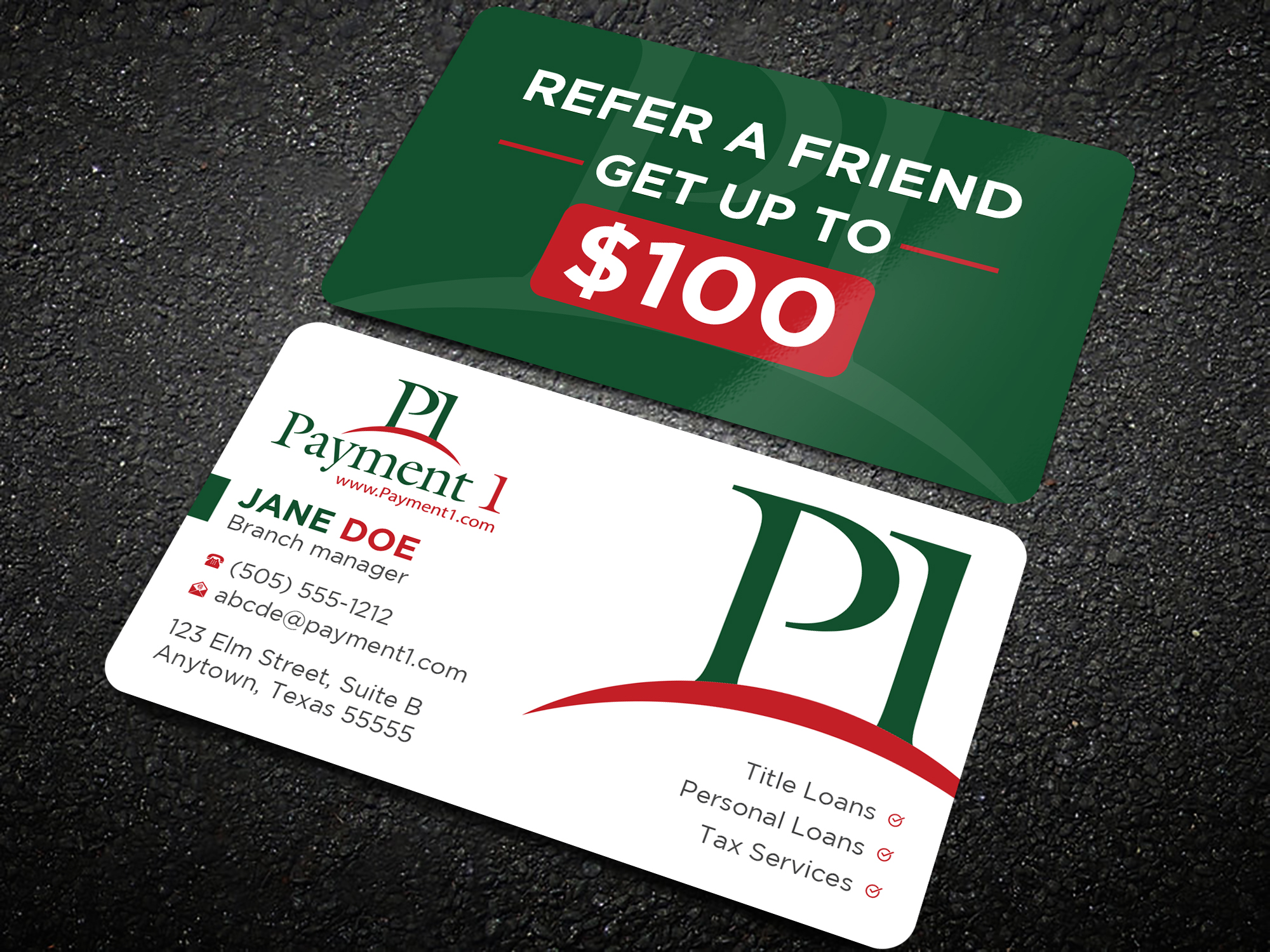 Business Card Design by Uttom 2 for Payment 1 Financial | Design #32849640