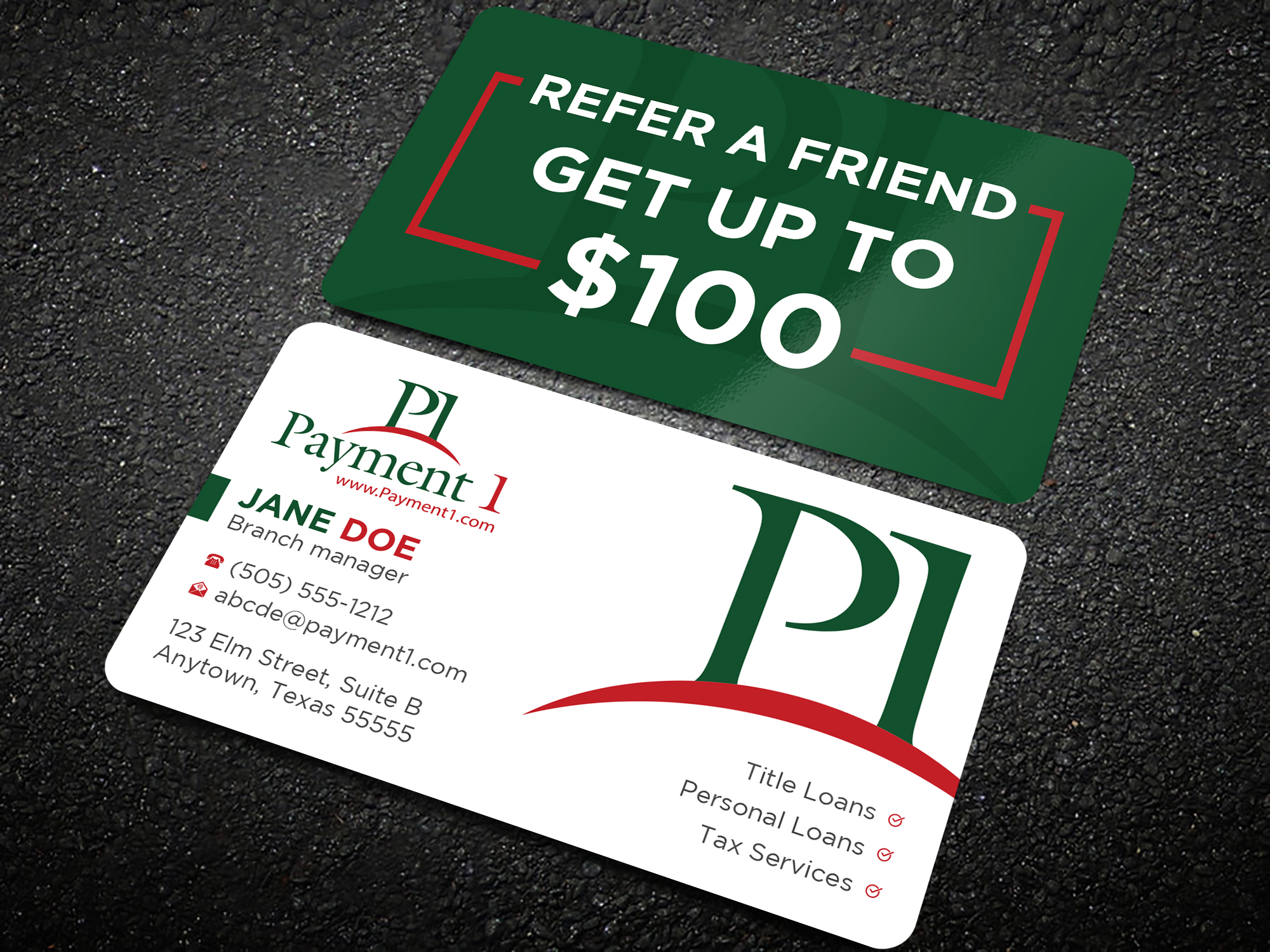 Business Card Design by Uttom 2 for Payment 1 Financial | Design #32849642