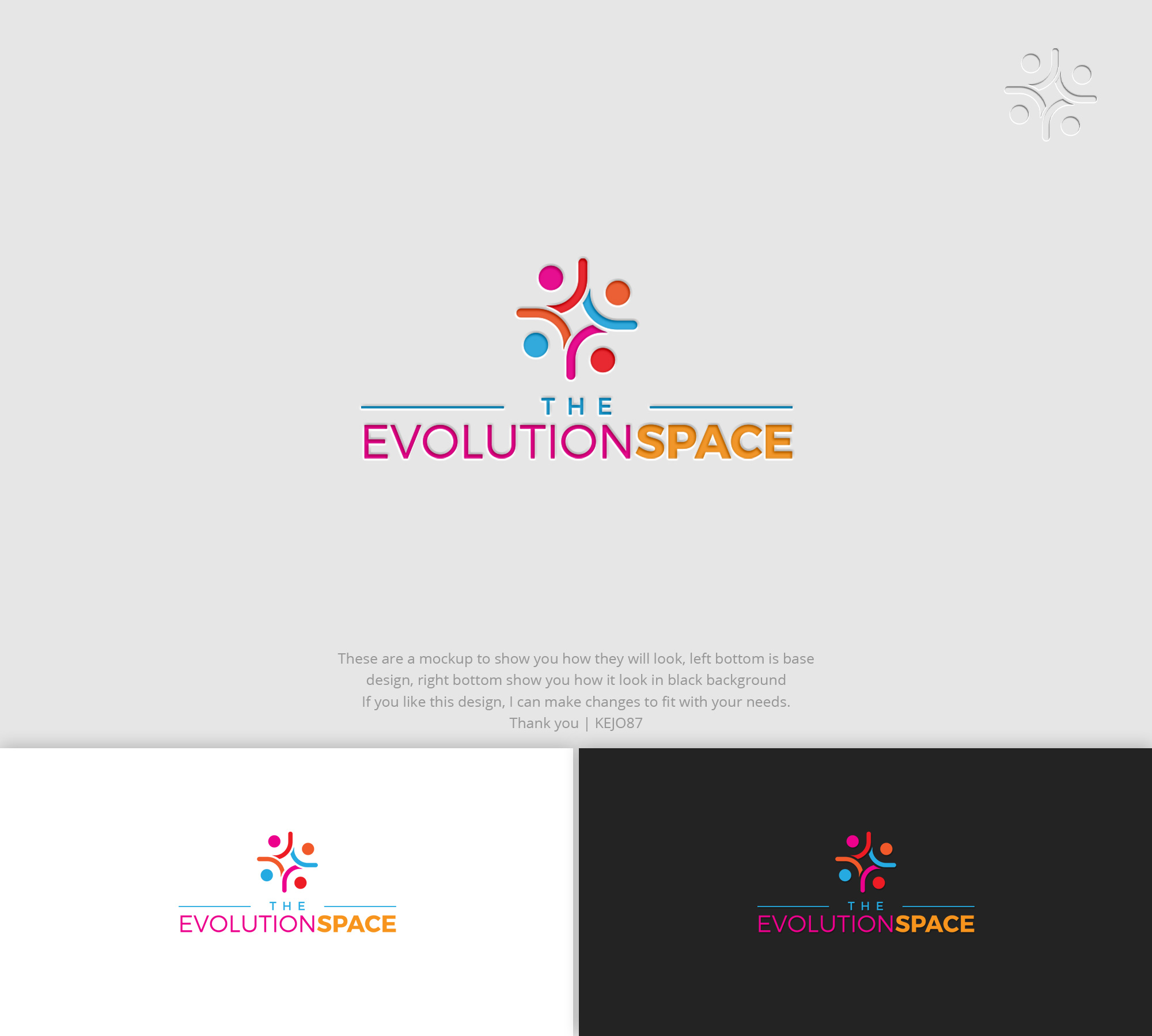 Logo Design by Kejo87 for The Evolution Space Therapy Pty Ltd | Design #32641331