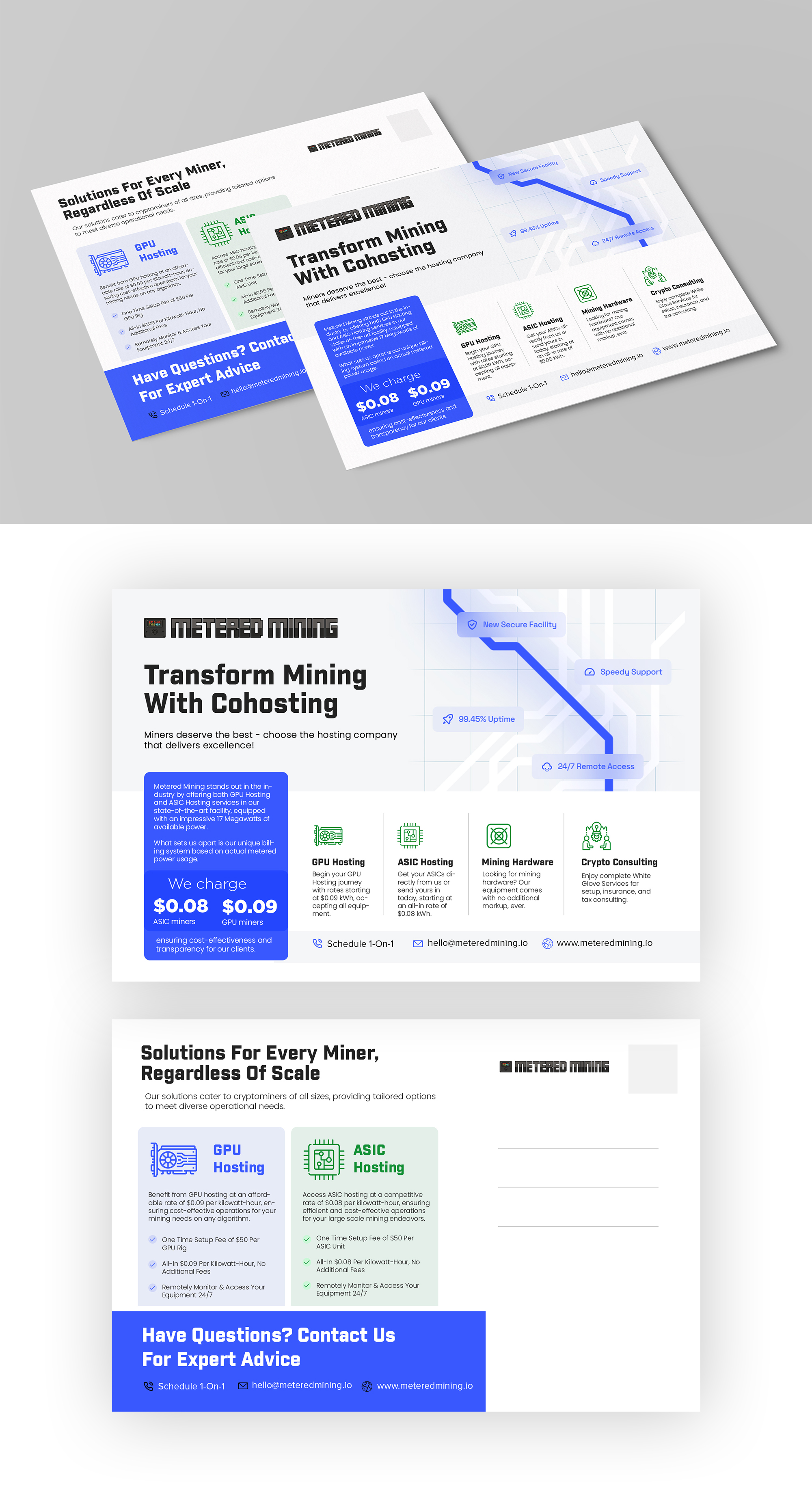 Diseño de Flyer por Design Motion para Metered Mining | Diseño #32630062