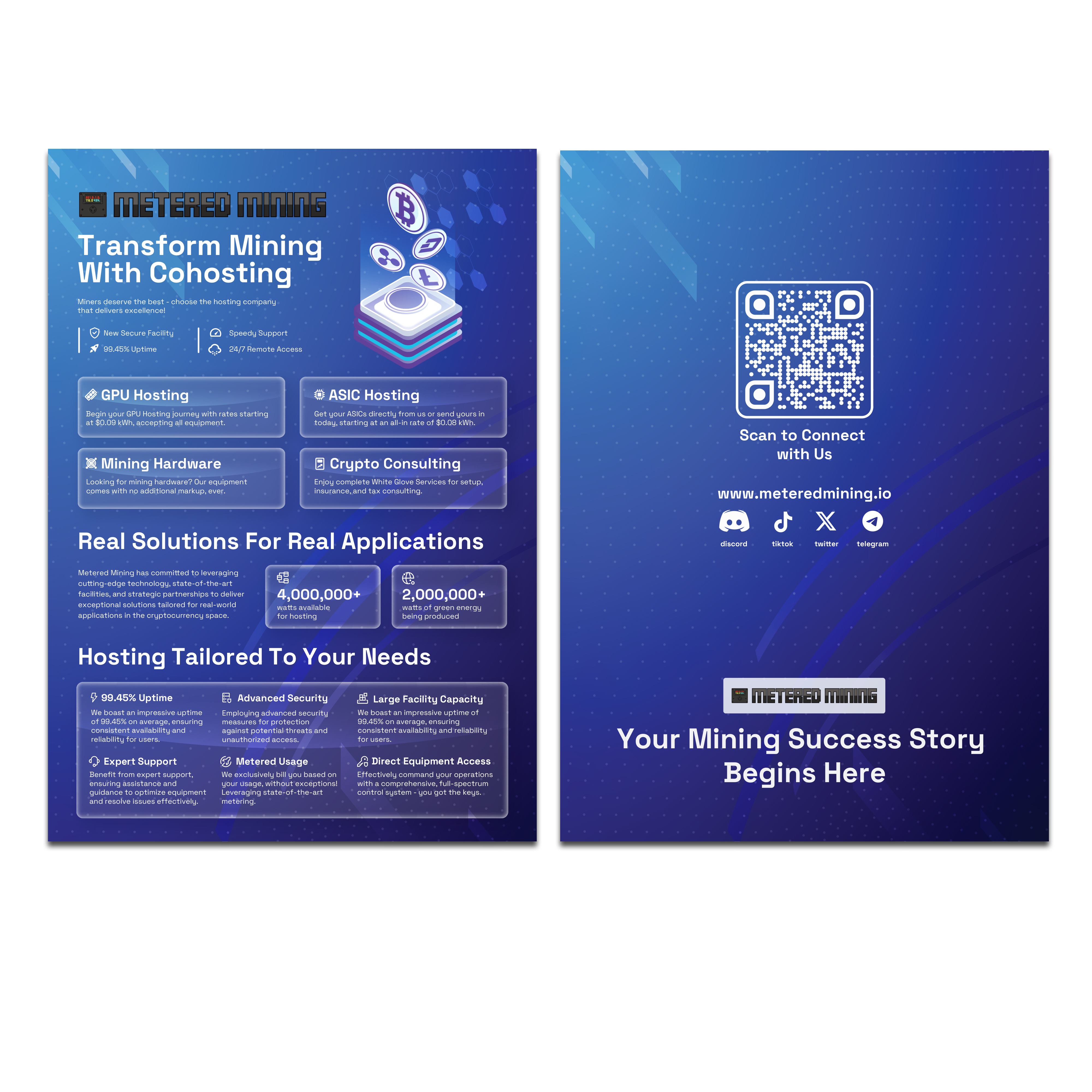 Diseño de Flyer por Design Grind para Metered Mining | Diseño #32639310