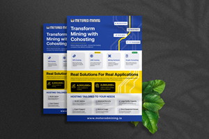 Design de Flyer par Mood Designz pour Metered Mining | Design : #32601519