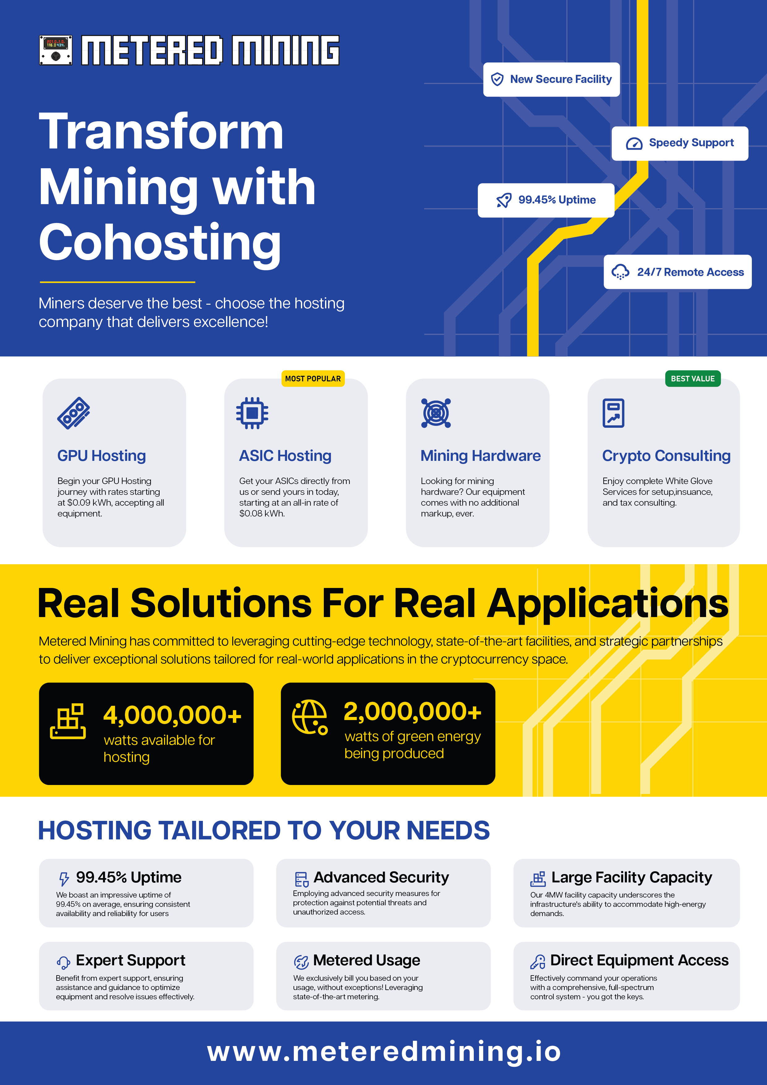 Flyer Design by Mood Designz for Metered Mining | Design #32601520