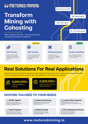 Flyer-Design von Z.A.D für Metered Mining | Design #32601520
