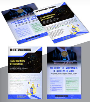 Design de Flyer par creativemood438 pour Metered Mining | Design : #32604424