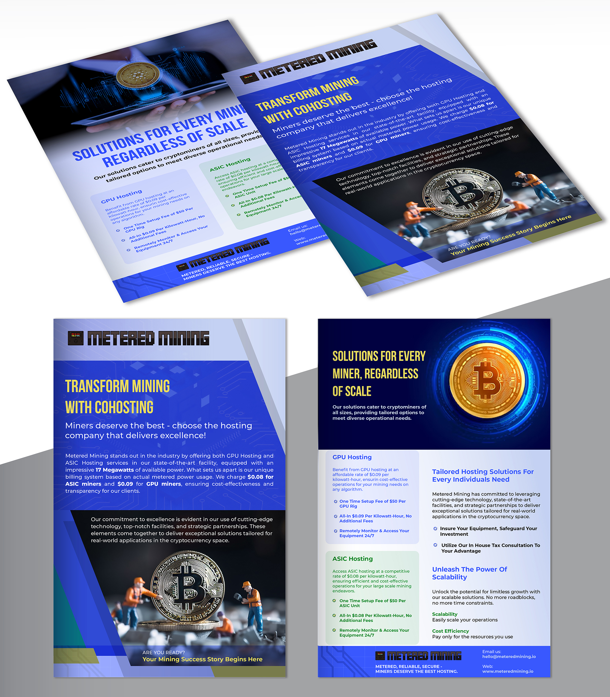 Diseño de Flyer por creativemood438 para Metered Mining | Diseño #32604425
