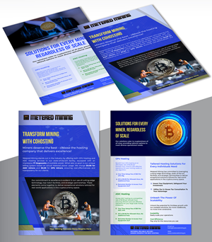 Design de Flyer par creativemood438 pour Metered Mining | Design : #32604425