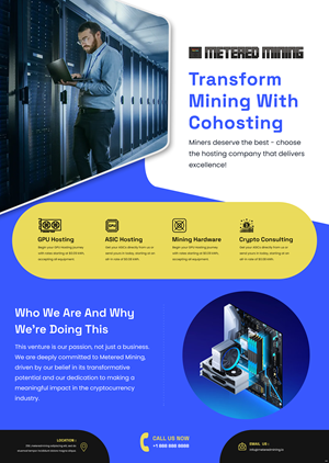 Diseño de Flyer por pb para Metered Mining | Diseño: #32632690