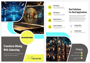 Design de Flyer par pb pour Metered Mining | Design : #32632695