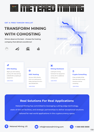 Diseño de Flyer por pb para Metered Mining | Diseño: #32632696