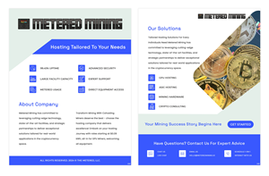 Flyer Design by pb for Metered Mining | Design: #32632703