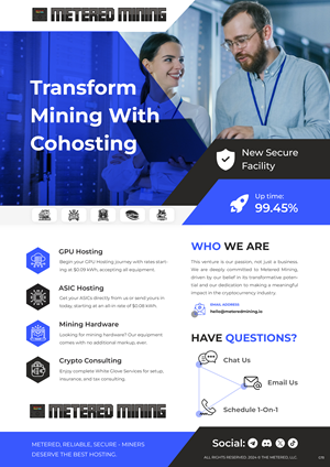 Flyer Design by pb for Metered Mining | Design: #32632704
