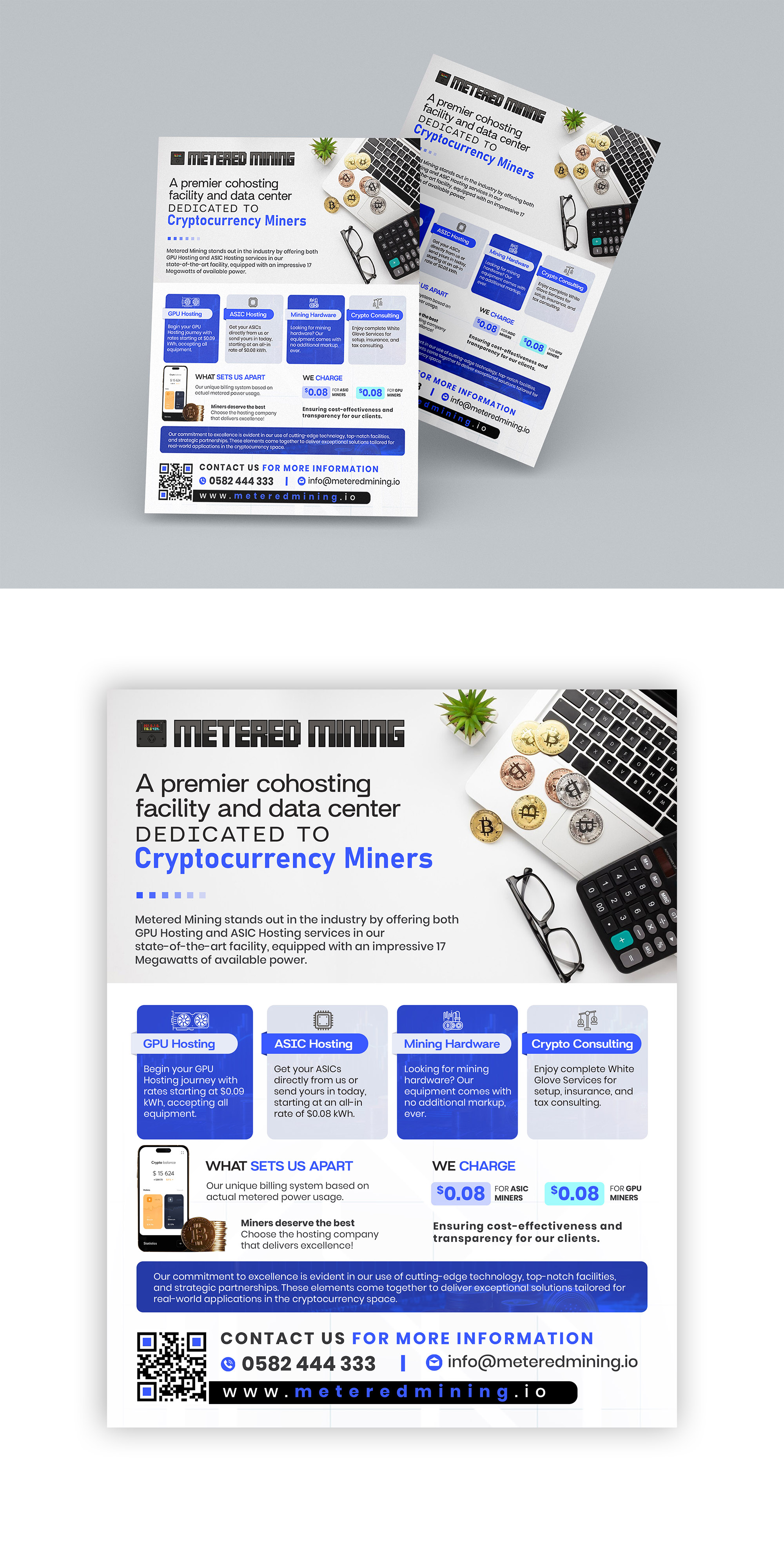 Flyer Design by debdesign for Metered Mining | Design #32597091