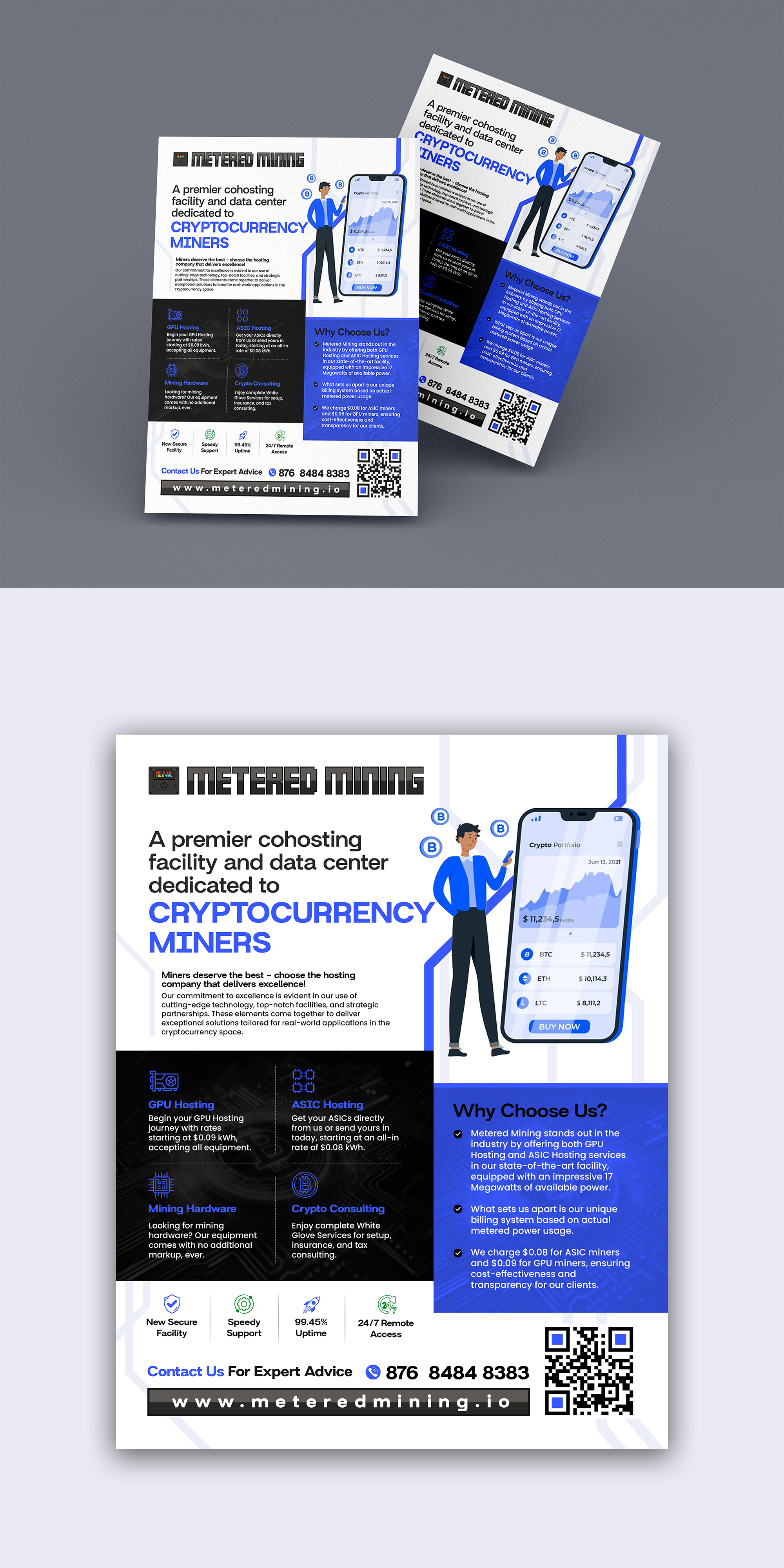 Flyer Design by debdesign for Metered Mining | Design #32597099