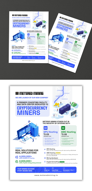 Flyer Design by debdesign for Metered Mining | Design: #32597814