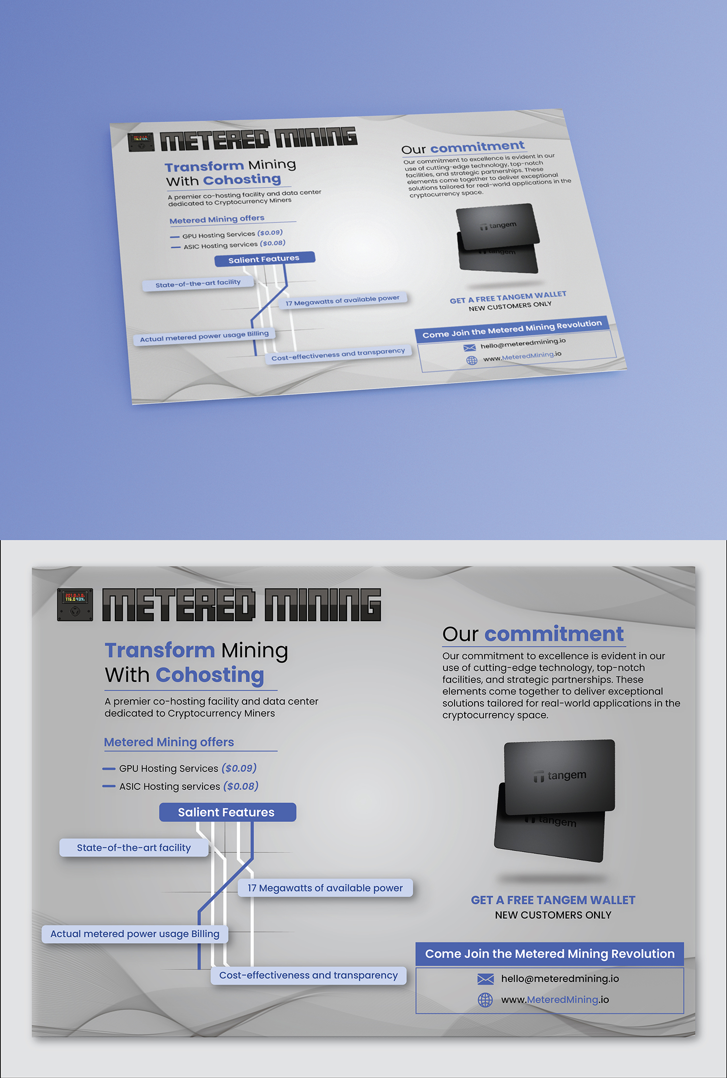 Flyer Design by ecorokerz for Metered Mining | Design #32597615