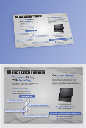 Flyer Design by ecorokerz for Metered Mining | Design: #32597615