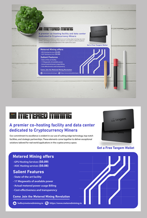 Flyer Design by ecorokerz for Metered Mining | Design: #32597801