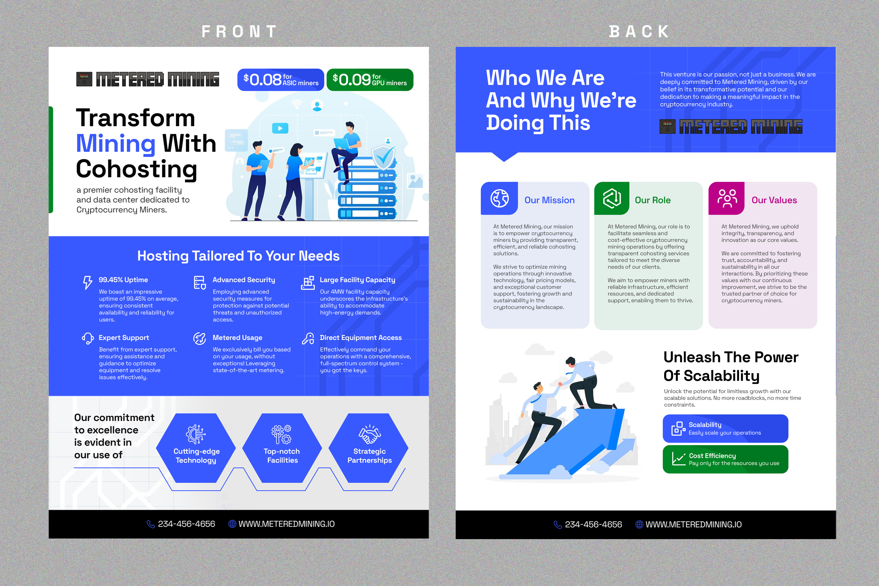 Diseño de Flyer por Stan$oul para Metered Mining | Diseño #32596099