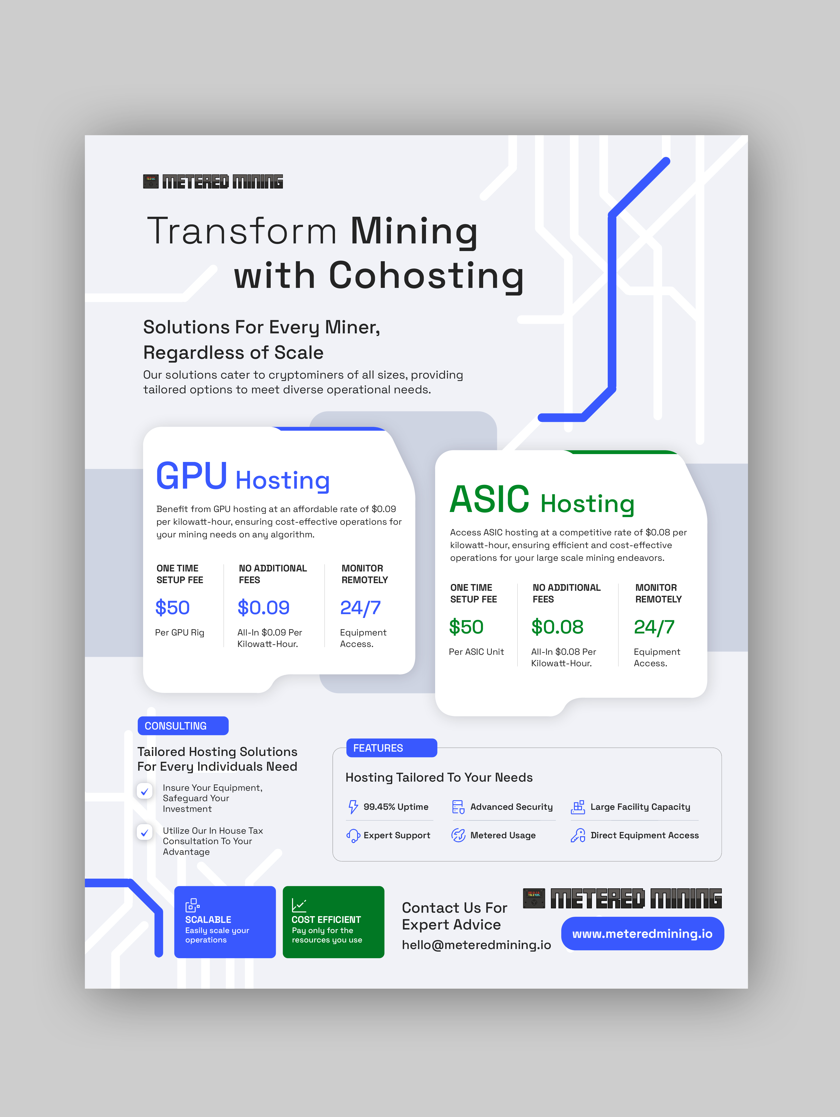 Flyer-Design von Skandan für Metered Mining | Design #32625695