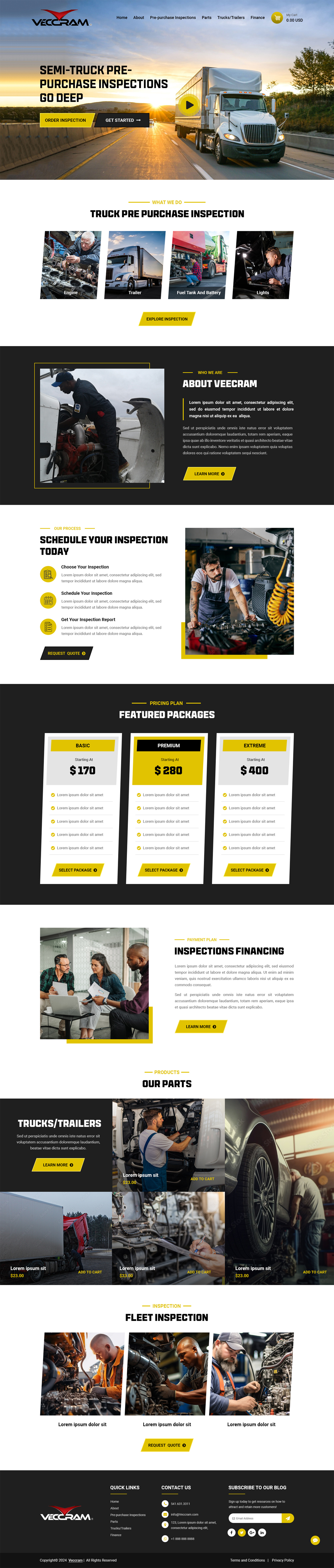 Web Design by Dreams Designs for VECCRAM | Design #32613182